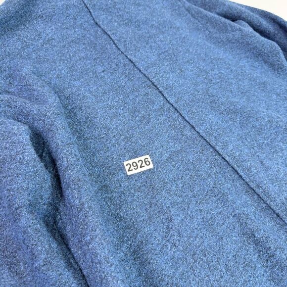 J. Jill Pure Jill Jacket Womens Large Blue Wool Blend Oversized Cardigan Sweater - Picture 10 of 10